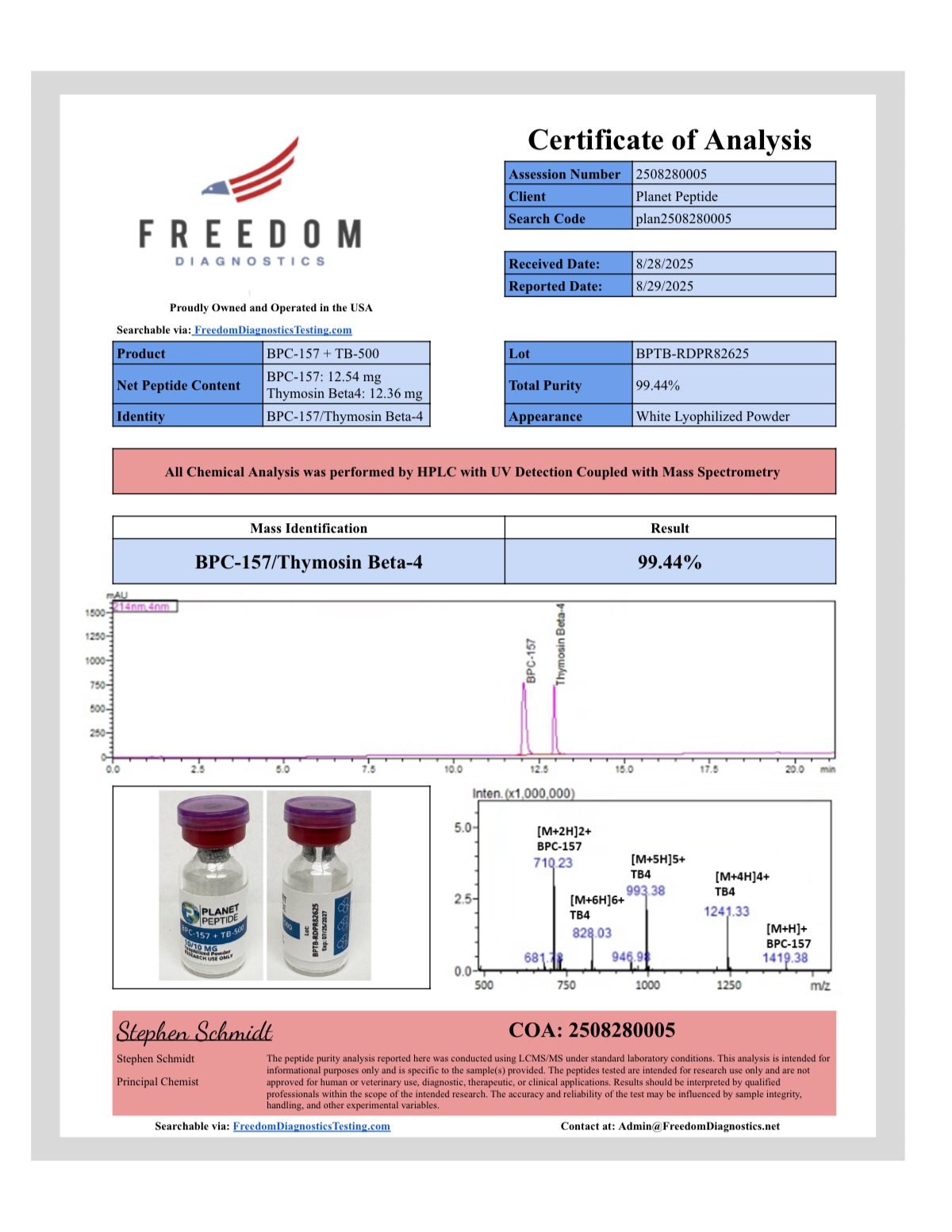BPC-157+TB-500 10/10MG