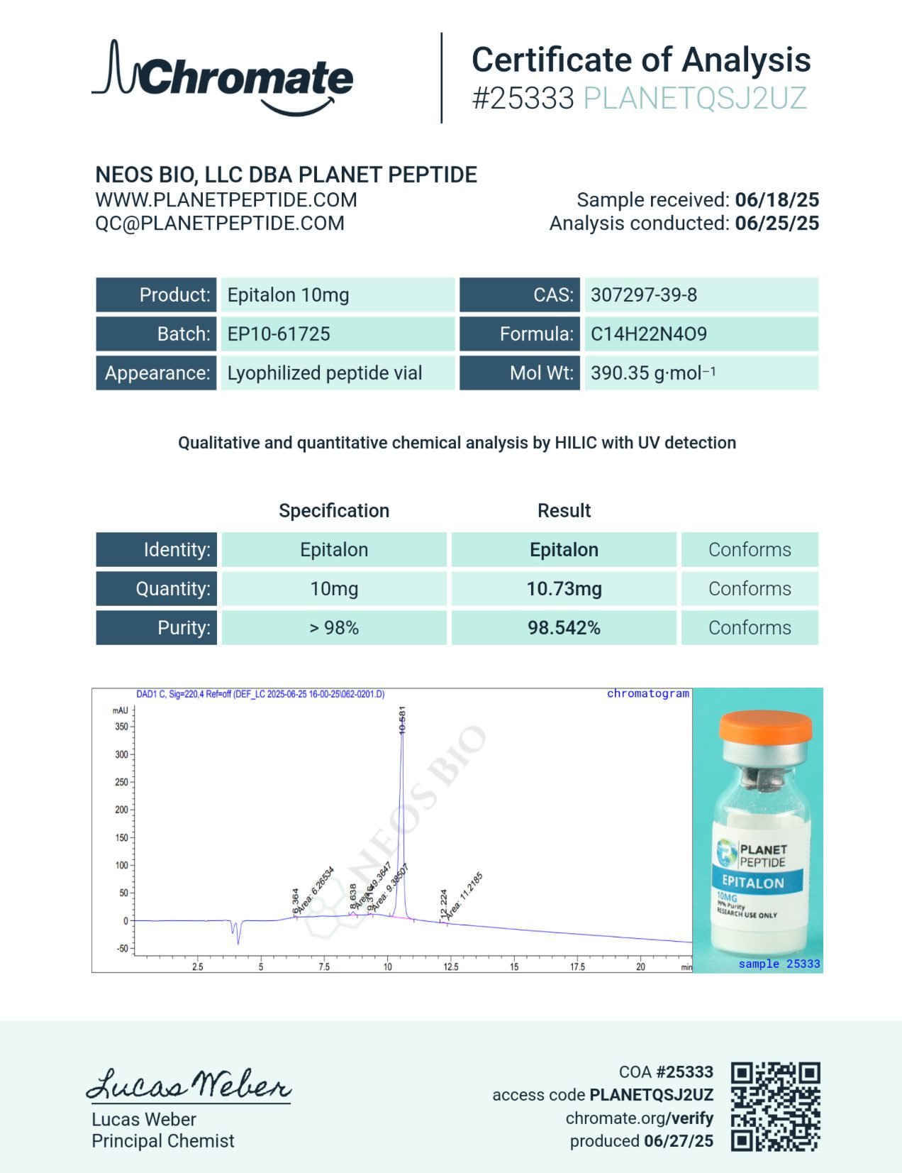 Epitalon 10MG Epitalon 10MG