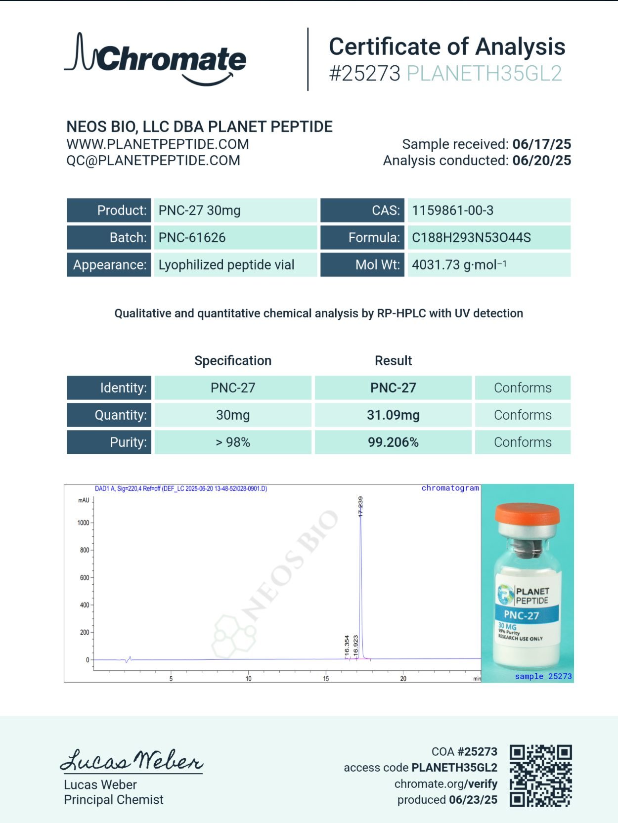 PNC-27 30MG