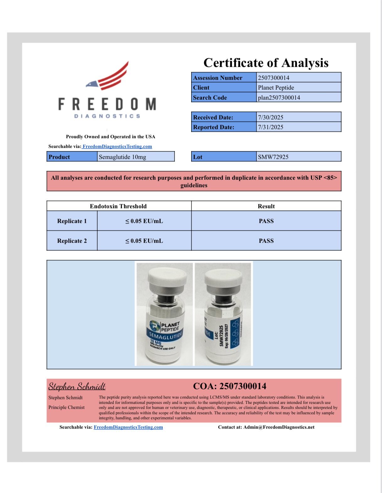 Semaglutide-RUO 10MG