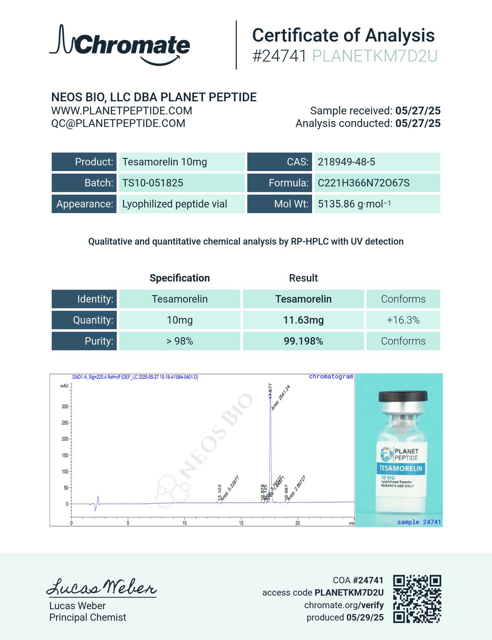 Tesamorelin 10MG