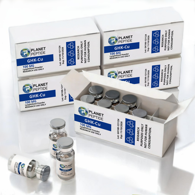 Bulk GHK-Cu Copper Peptide 100MG x 10 Vials