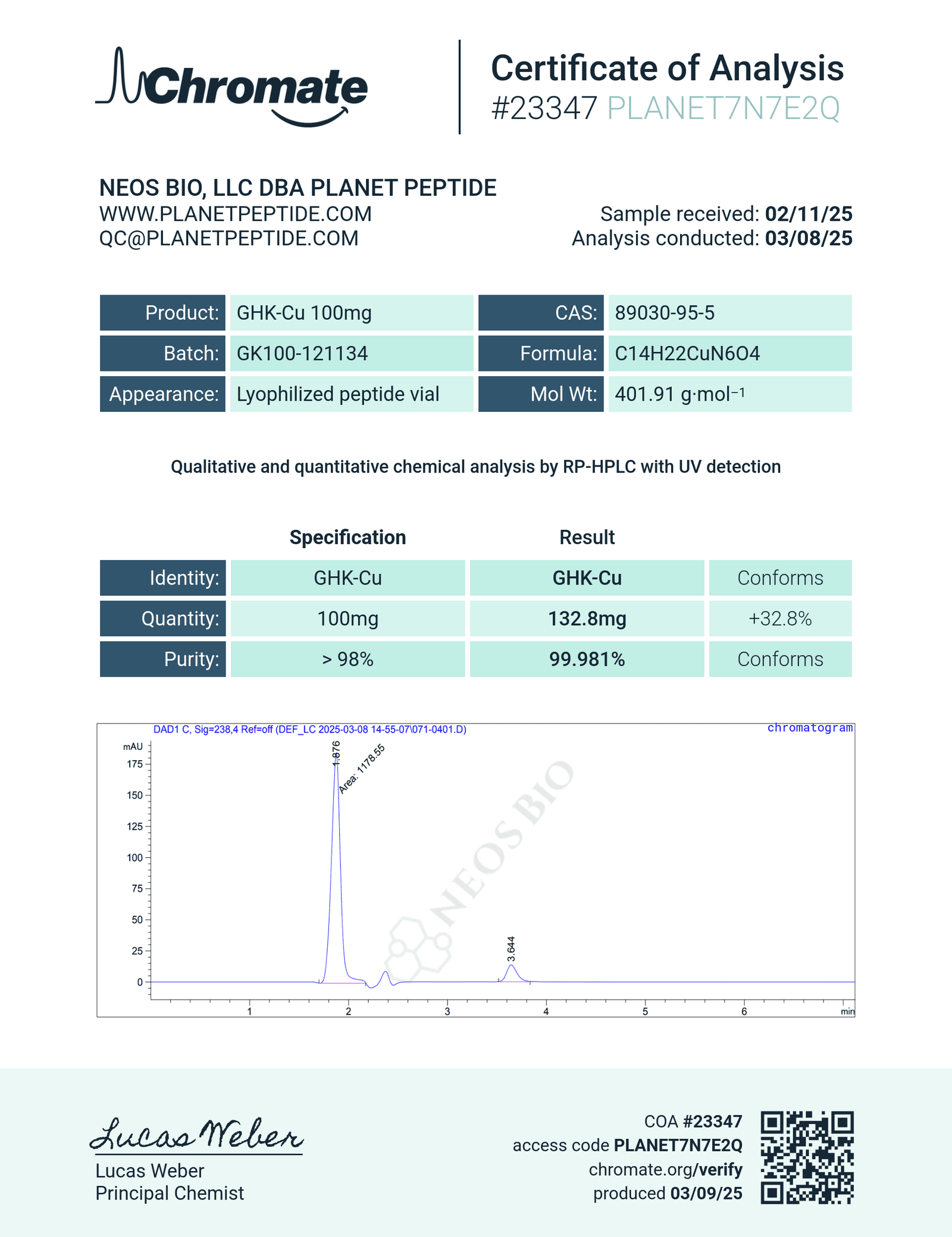 Bulk GHK-Cu Copper Peptide 100MG x 10 Vials Bulk GHK-Cu Copper Peptide 100MG x 10 Vials