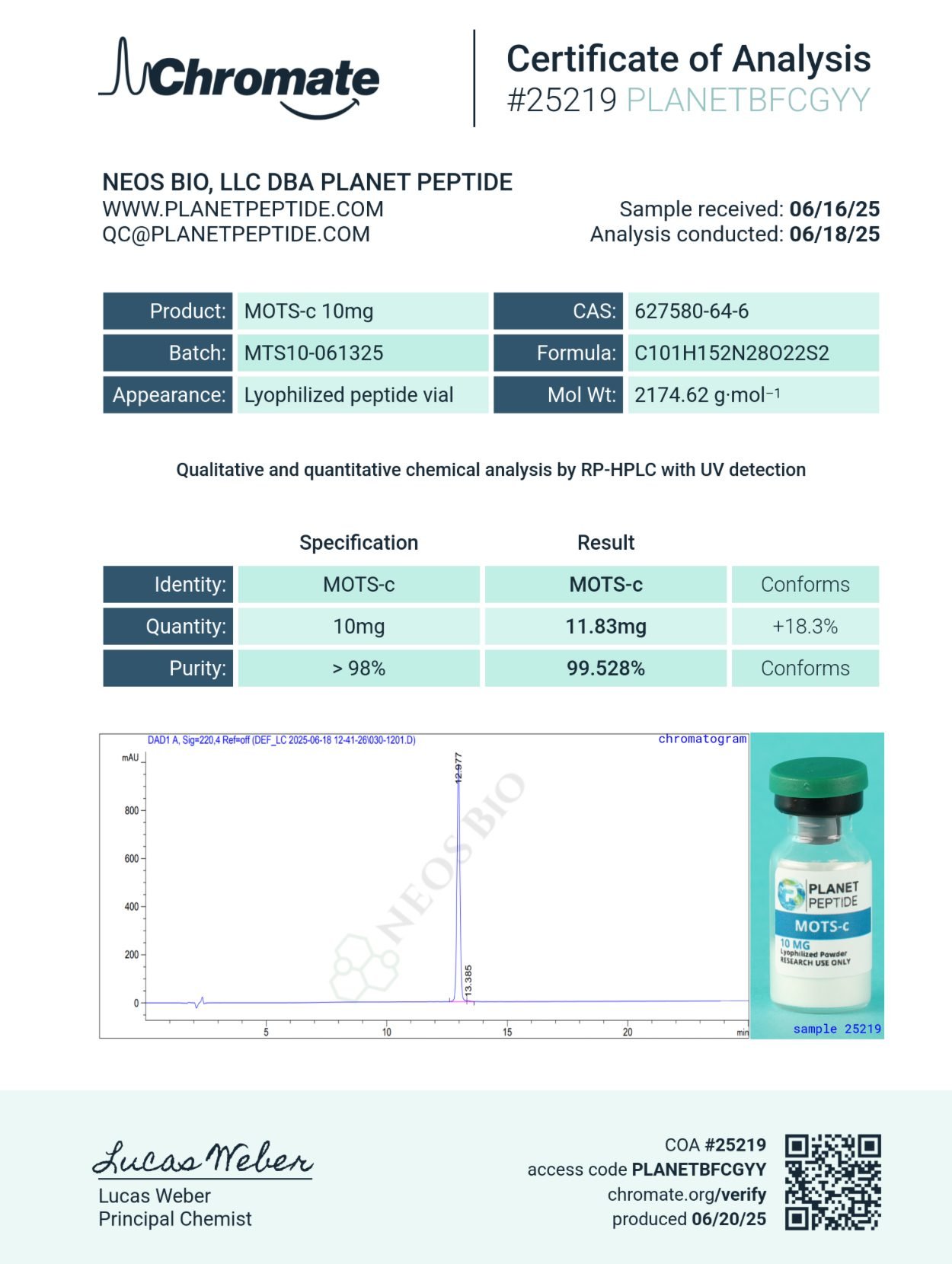 Bulk MOTS-c 10MG x 10 Vials Bulk MOTS-c 10MG x 10 Vials