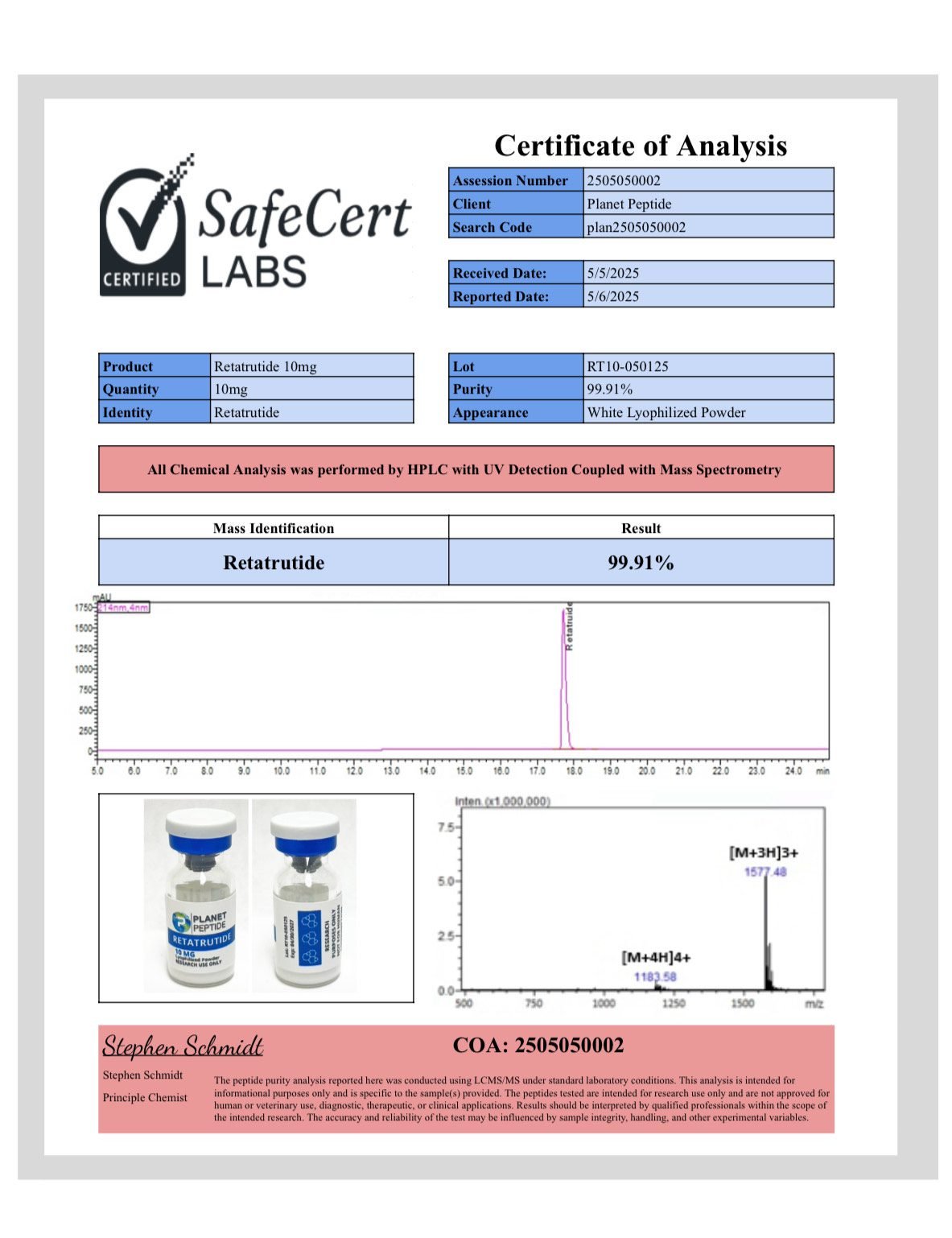 Bulk Retatrutide-RUO 10MG x 10 Vials Bulk Retatrutide-RUO 10MG x 10 Vials