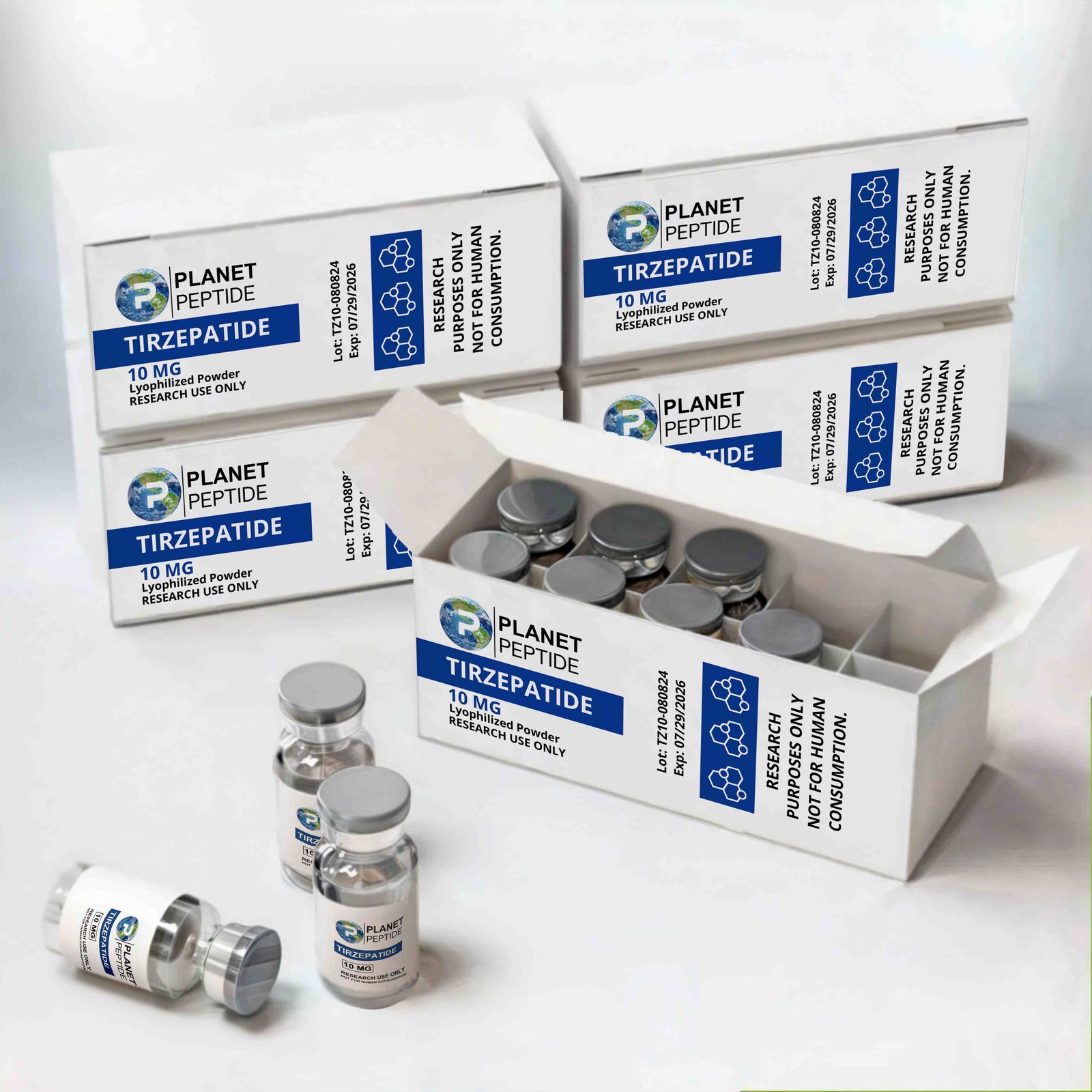 BULK Tirzepatide-RUO 10MG x 10 Vials BULK Tirzepatide-RUO 10MG x 10 Vials