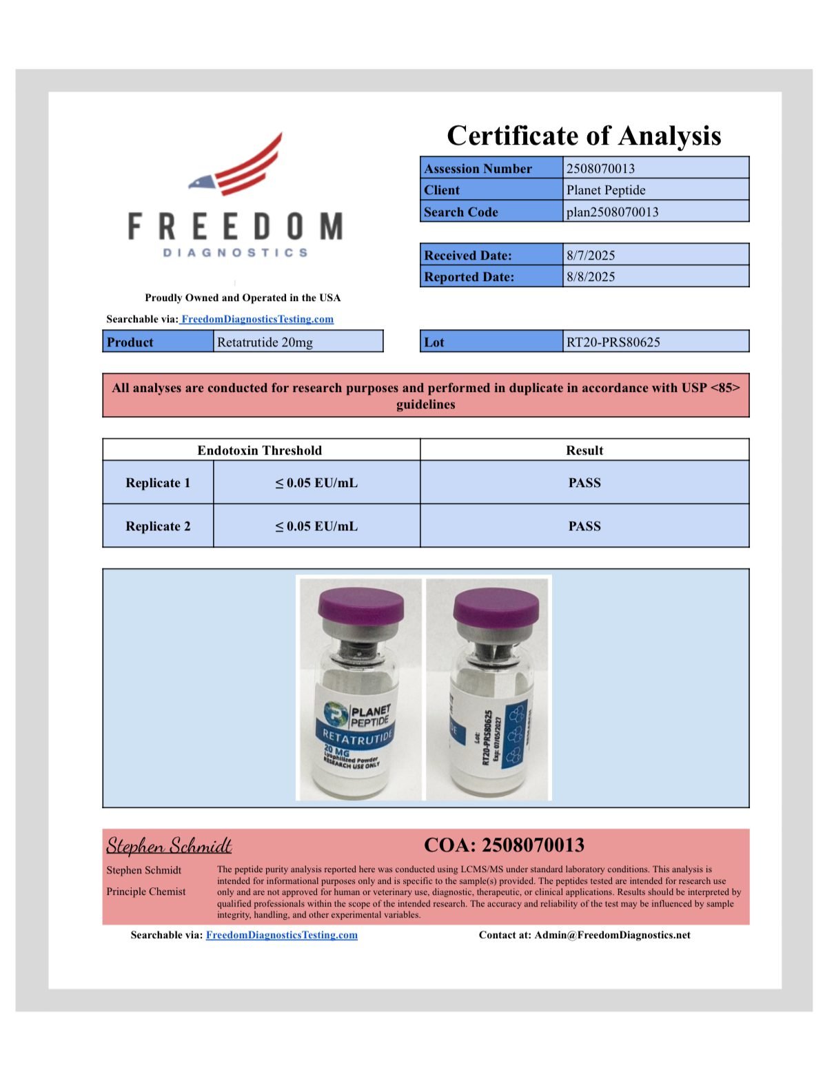 Bulk Retatrutide-RUO 20MG 10 x 20MG Vials Bulk Retatrutide-RUO 20MG 10 x 20MG Vials